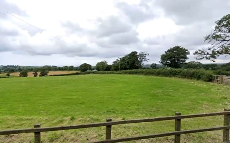 The land at Pantcefn, near Llanarth
