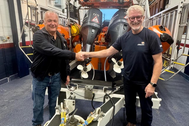 Abersoch RNLI bid farewell to Wyn Jones