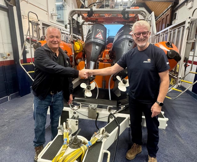 Abersoch RNLI bid farewell to Wyn Jones