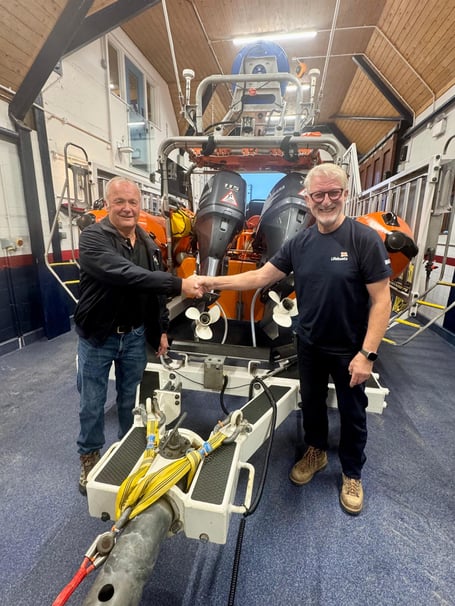 Wyn Jones and Martin Turtle. Photo: RNLI/Emma Wood