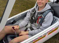 Aberystwyth teen achieves first solo glider flight