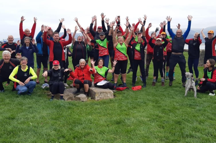 Madog Yacht Club Porthmadog's Castle to Castle team