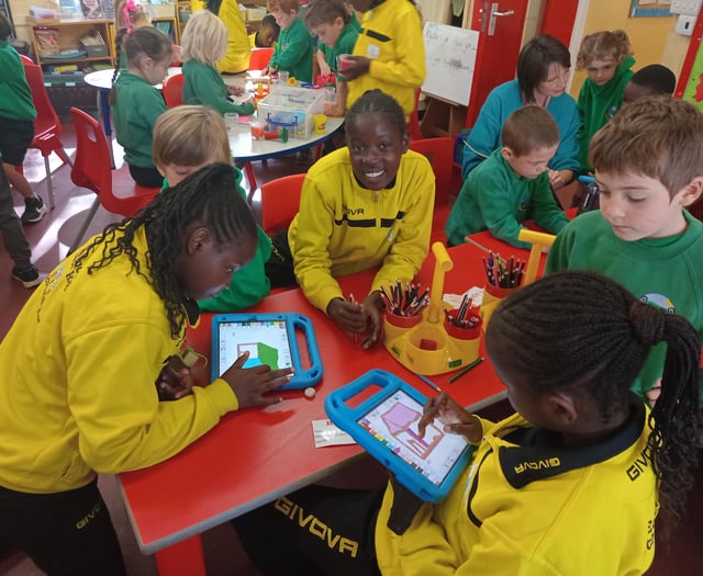 Kenyan children welcomed in Llŷn schools