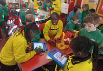 Kenyan kids share culture in Llŷn