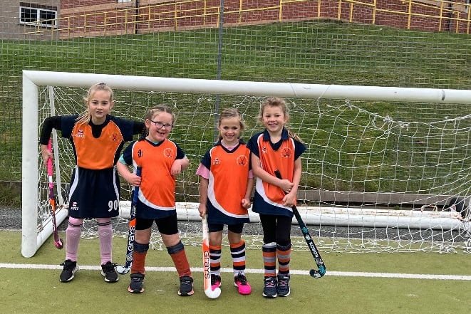Dysynni U8s in Tywyn Regional Tournament on 12 October (Photos: Hannah Rix and Catrin Jones)