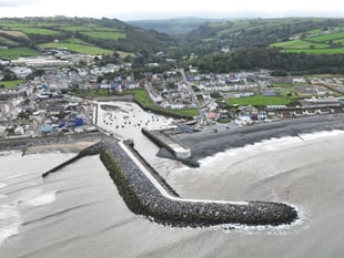 Aberaeron sea defence scheme runs £4m over budget