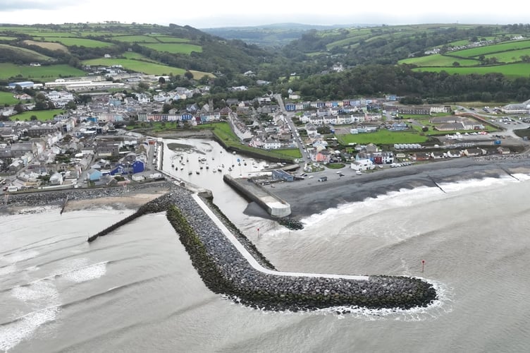 Sea defence aberaeron