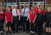 First headmaster of Penweddig returns to meet current pupils