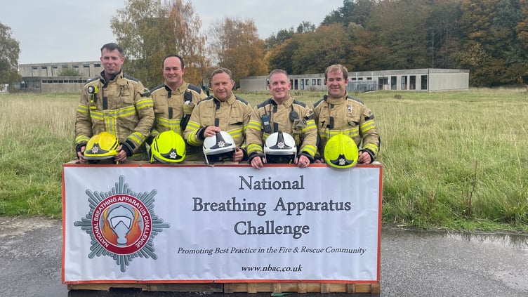 Firefighters from Mid and West Wales Fire and Rescue Service have achieved national recognition after being crowned Best Breathing Apparatus (BA) Team and the prestigious title of Overall Best Team at the National Breathing Apparatus Challenge (NBAC)