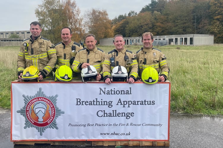 Firefighters from Mid and West Wales Fire and Rescue Service have achieved national recognition after being crowned Best Breathing Apparatus (BA) Team and the prestigious title of Overall Best Team at the National Breathing Apparatus Challenge (NBAC)