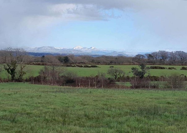 The proposed site in plan for a solar farm at Lon Pin, Llanbedrog. Photo: Gwynedd Council plans