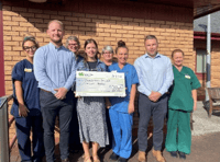 Glangwili chemo unit receives donation of £7,899