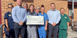Glangwili chemo unit receives donation of £7,899