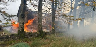 One person hospitalised following remote Ysbyty Ystwyth fire