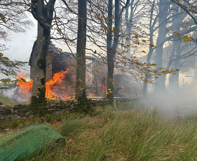 One person hospitalised following remote Ysbyty Ystwyth fire