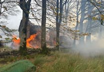 One person hospitalised following remote Ysbyty Ystwyth fire