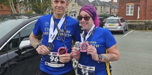 Stephen and Jennie complete quad series