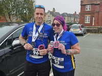Stephen and Jennie complete quad series