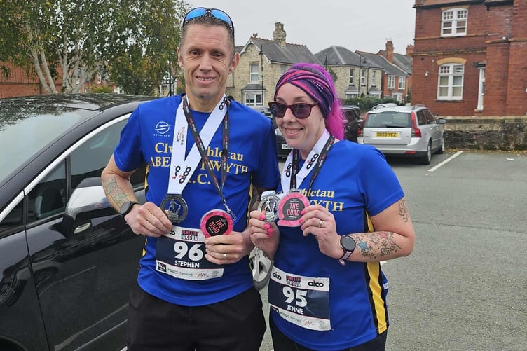 Stephen and Jennie Thomas at Oswestry