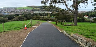 Pathway opened between Llanbadarn and National Library