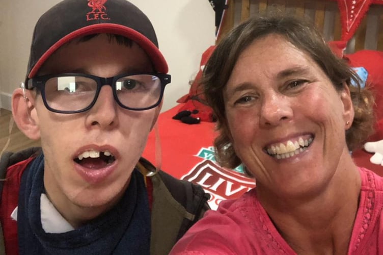 Mackenzie and his mum Ann Beeson