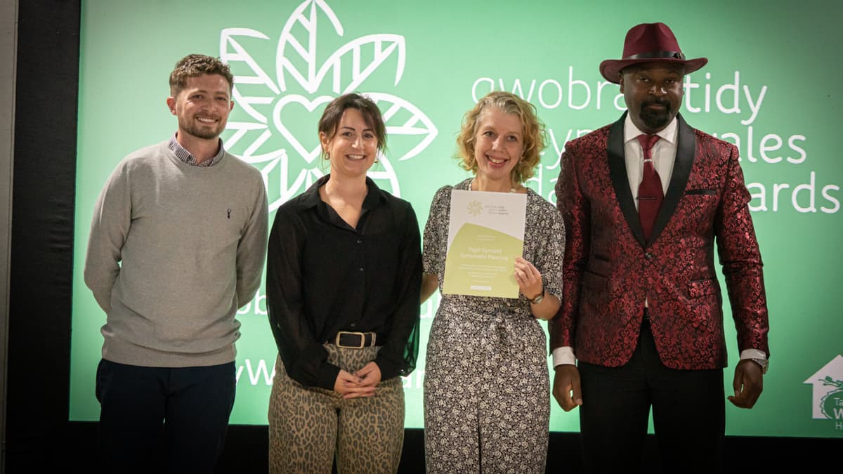 Plascrug School in Aberystwyth wins prestigious environmental award