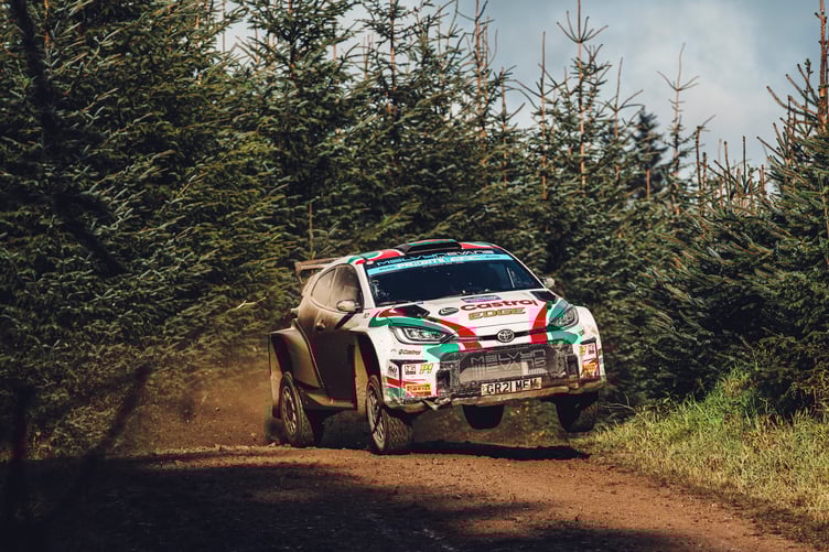 Meirion Evans finished third
