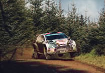 Evans earns third in BRC finale