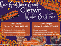 Get festive at Cletwr winter craft fair this November