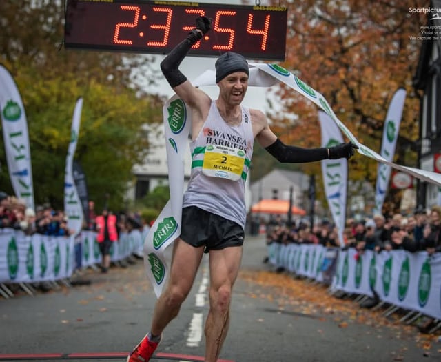 RAF Officer from Cardigan wins Marathon Eryri in style