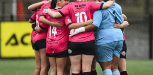 Aberystwyth Town Women host cancer charity fundraiser in pink kit