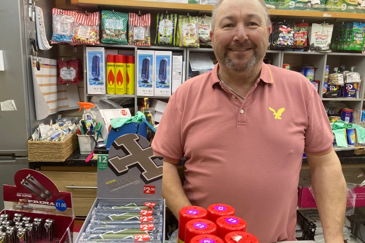 Peter Norrie at Llanelli Market (pic Richard Youle and free for use
