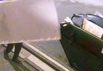 WATCH: Carmarthenshire chippy hunts mattress dumper