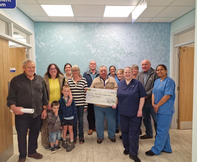 Ploughing society raises money for Bronglais chemo unit
