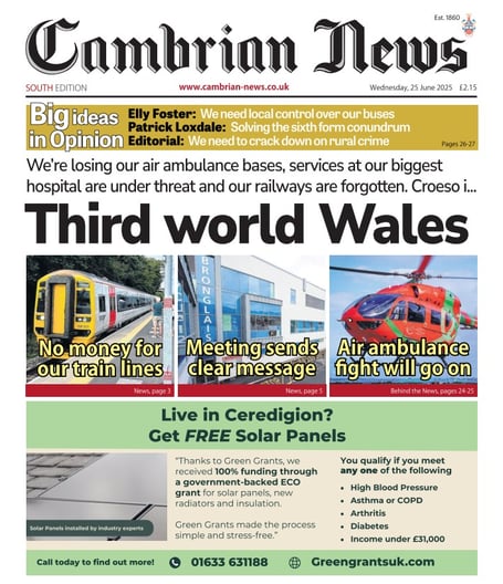 Cambrian News has been nominated for the News Media Association's annual Making A Difference campaign for its coverage of poor health services across mid Wales. You can vote by scanning the QR code and selecting Cambrian News. Voting continues until 5:30pm Thursday, with the results being announced Friday.