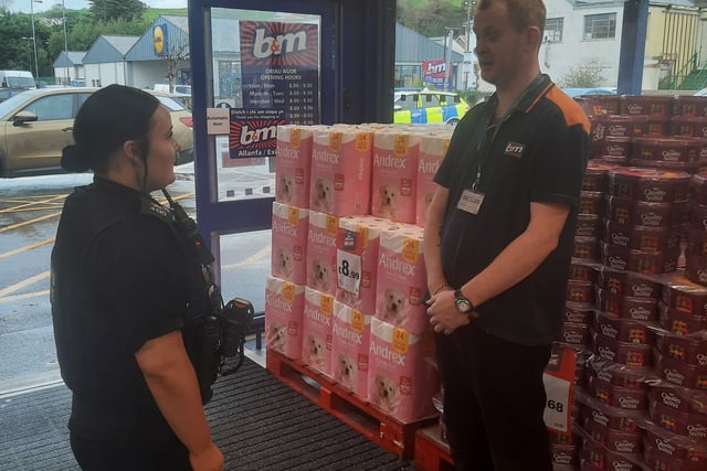 Pwllheli police combat shoplifting surge
