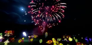 Machynlleth didn't let the weather rain on the last lantern parade