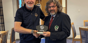 Mike wins Aberdovey's Seniors' Slate competition