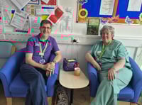 New chairs for children's ward staff break room