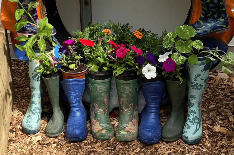 CAVO celebrated green fingered volunteers at a green spaces event in Penparcau last week. Photo: CAVO
