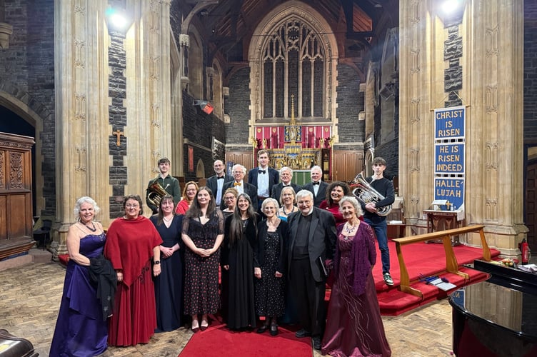 AberOpera members after their last concert at Holy Trinity