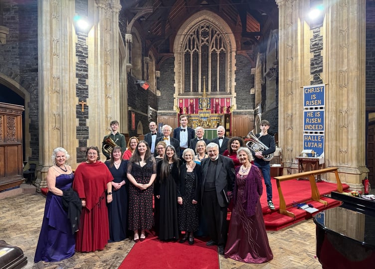 AberOpera members after their last concert at Holy Trinity