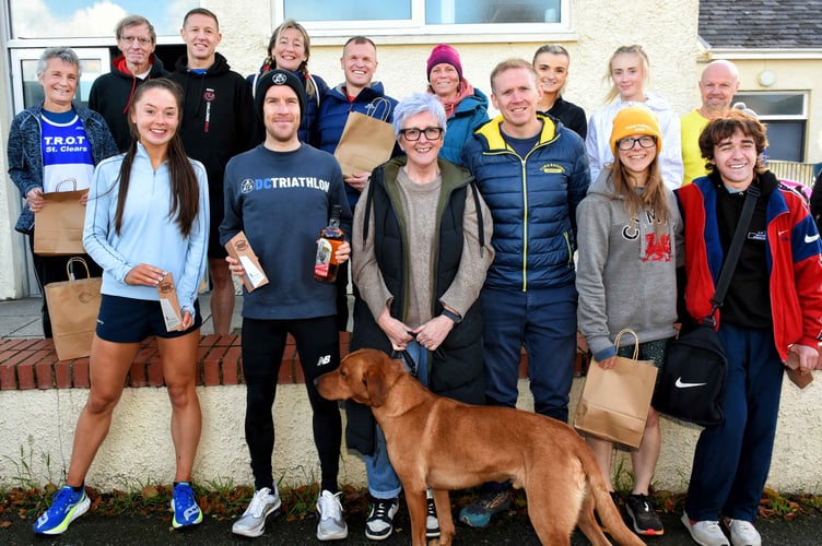 Race winners with Mayor elect Elaine Evans