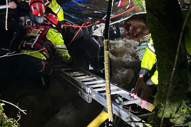Fire service declare major incident following floods