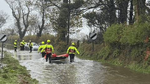 Flood alert issued as 31,000 properties at risk across mid Wales