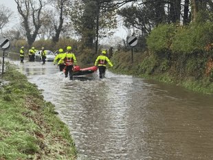 Flood alert issued as 31,000 properties at risk across mid Wales
