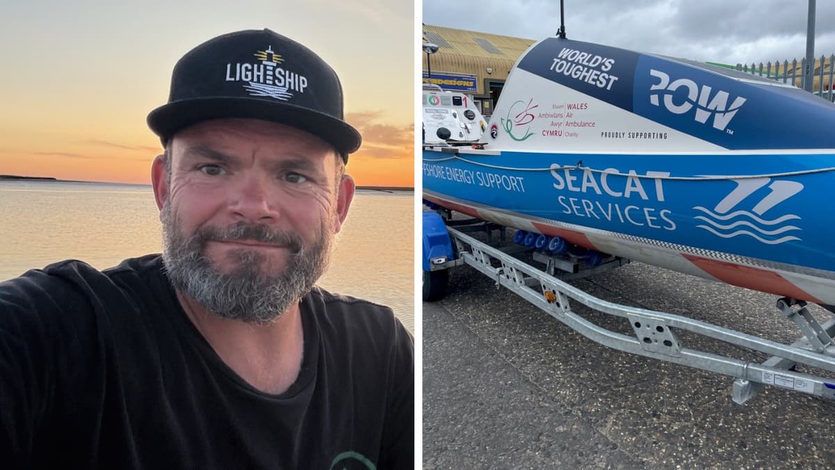 Aberdyfi man on track to finish World's Toughest Row this weekend