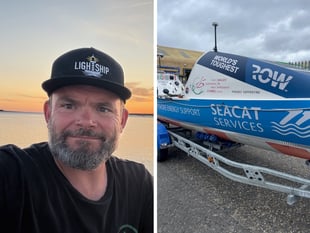 Aberdyfi homecoming for man who rowed 3,000 miles for charity