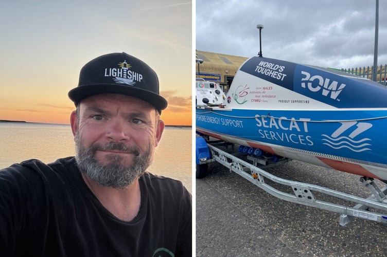 Aberdyfi’s Ian Baylis will take on the World’s Toughest Row for the Wales Air Ambulance in his boat, the Peanut Bubble
