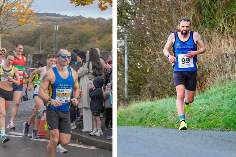 Ed Land at the Richard Burton 10 and Ian Evans in the Mayors 10k race